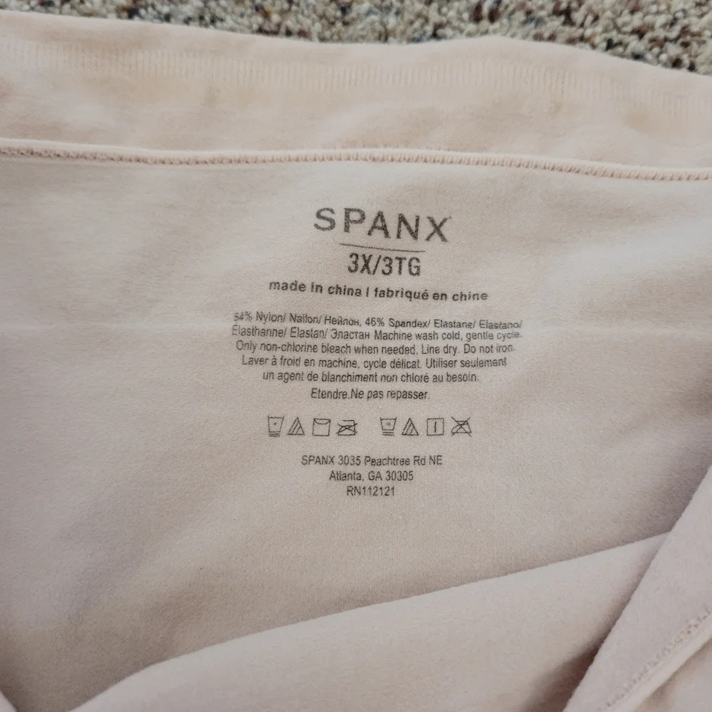 Spanx Womens Shapewear Shorts Size 3X